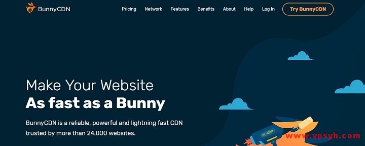 BunnyCDN：0.03美元/GB流量,CDN 亚洲多地区